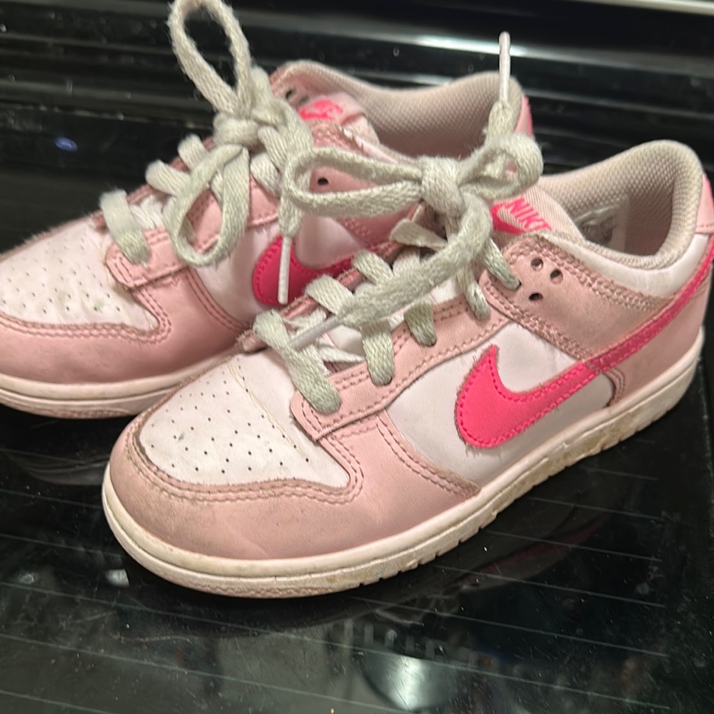 Nike Pink and White Athletic Shoes